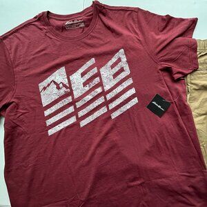 Eddie Bauer - Men's Modern Flag Graphic T-Shirt